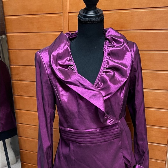 Nipon Boutique Jackets & Blazers - Nipon Boutique Shimmering Purple Jacket